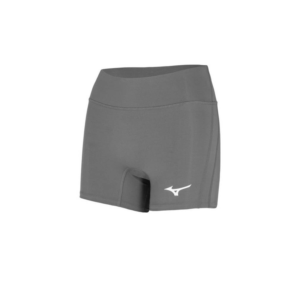 Mizuno Women's Elevated 4" Inseam Volleyball Shorts Grey (440709-BWJ)